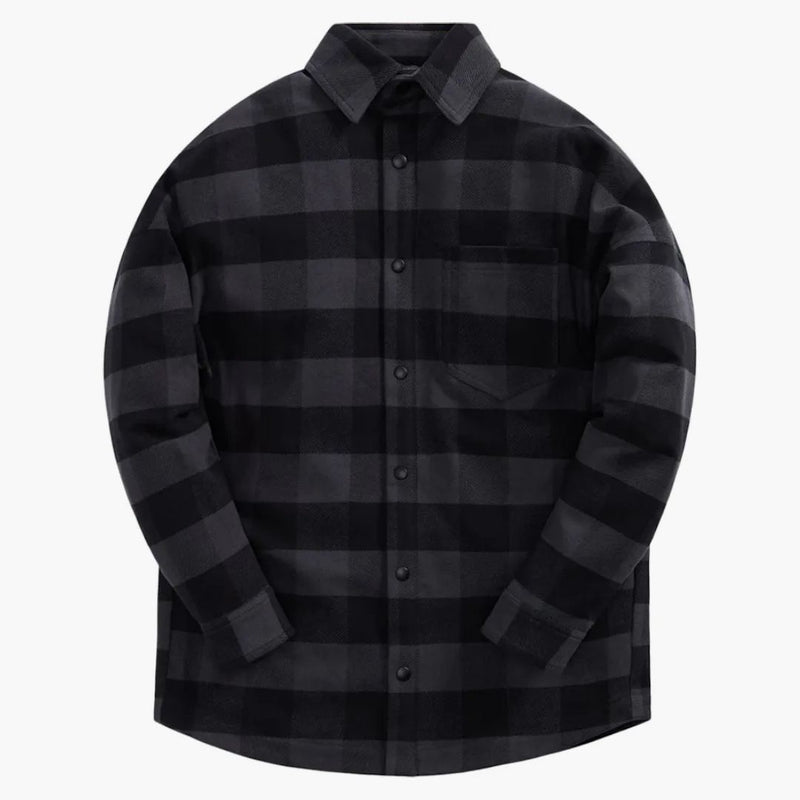 Palm Angels Classic Logo Overshirt Black/Grey/White