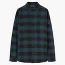 Palm Angels Classic Logo Overshirt Green/white