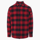 Palm Angels Classic Logo Overshirt Red/white