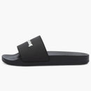 Palm Angels Classic Logo Pool Slides Black White