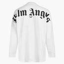 Palm Angels Classic de gran tamaño L/s Tee White