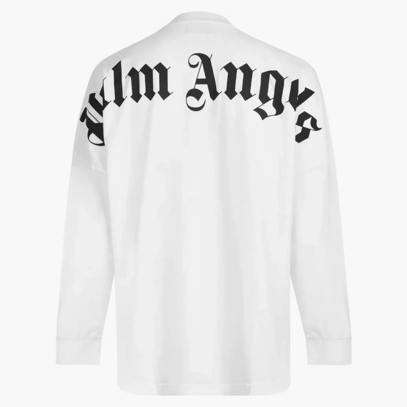 Palm Angels Classic nadrozměrný L/S Tee White