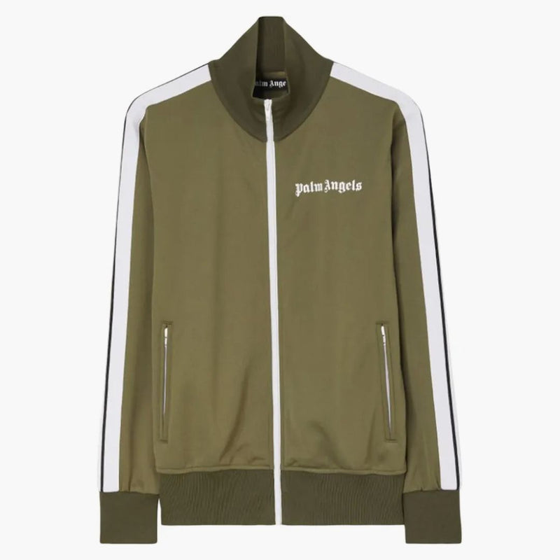 Palm Angels Classic Track Jacket 5601 Vojenská/bílá