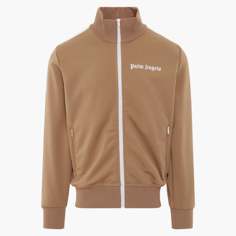 Palm Angels Classic Track Jacket Beige/white