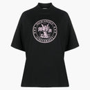 Palm Angels College Logo Print Tričko černé