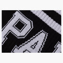 Palm Angels College Socks Black/White