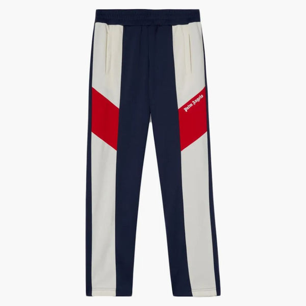 Palm Angels Colorblock Track Pants Navy/White