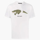 Palm Angels Croco Graphic Tee White