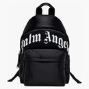 Palm Angels Curved Logo Backpack Black