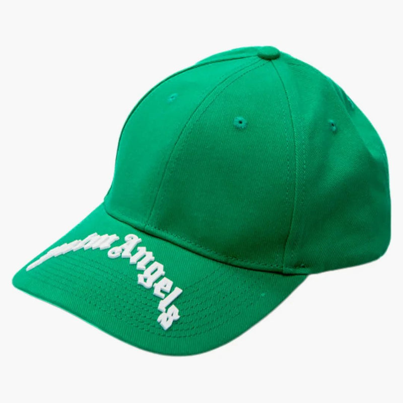 Palmové andělé zakřivené logo baseballové čepice zelená