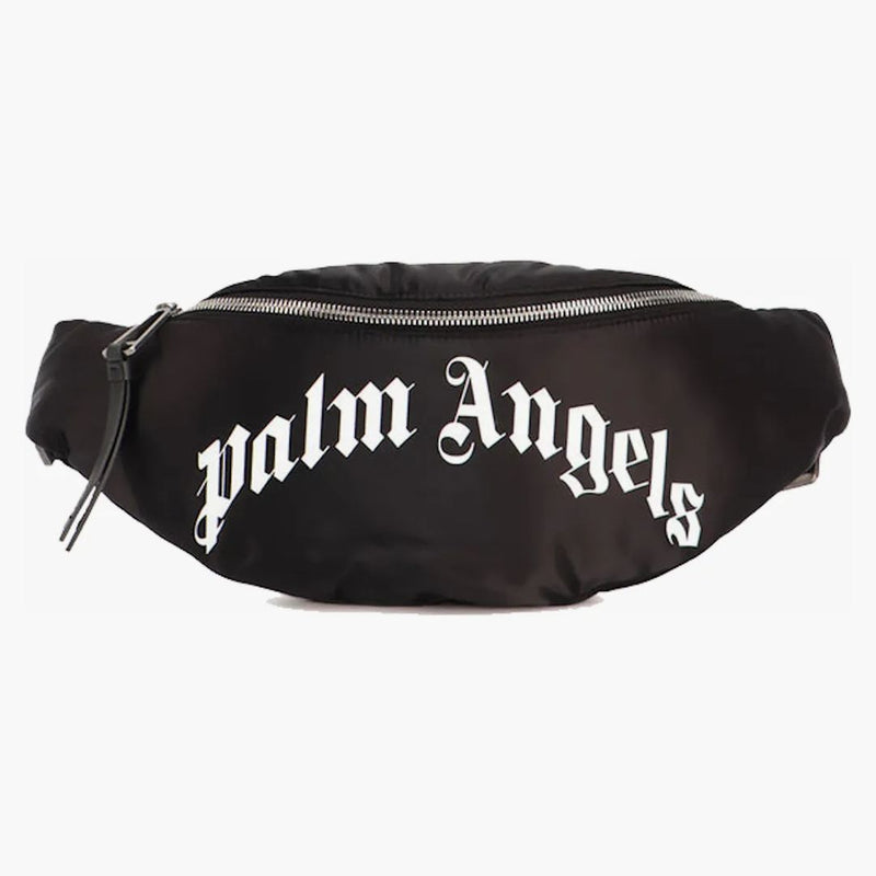Palm Angels Curved Logo Belt Bag Black