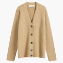 Logotipo curvo de Palm Angels beige