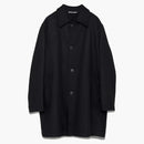 Palmové andělé zakřivené logo černé