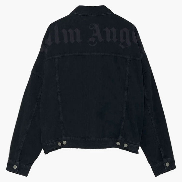 Palm Angels Curved Logo Giacca nera
