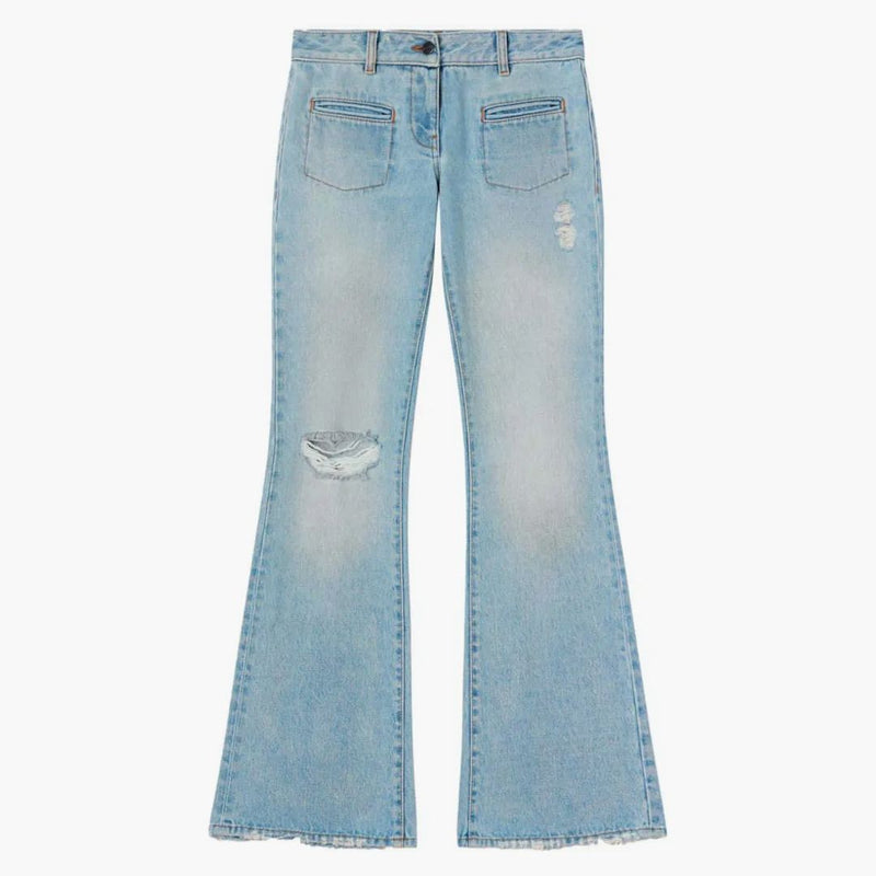 Džínové bootcut džíny džíny