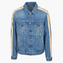 Palm Angels Denim Track Jacket Blue