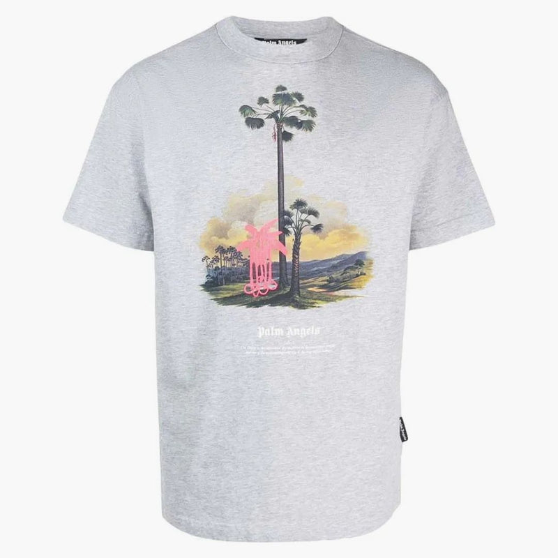 Palm Angels Douby Lost In Amazonia T-shirt Grey