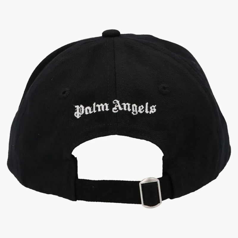 Palm Angels Empoidered Logo Cap Black