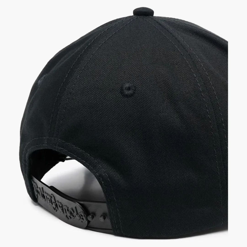 Palm Angels Empoidered Logo Snapback Cap Black/White