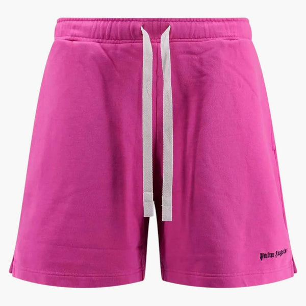 Palm Angels Embroidered Logo Sweatshort Pink