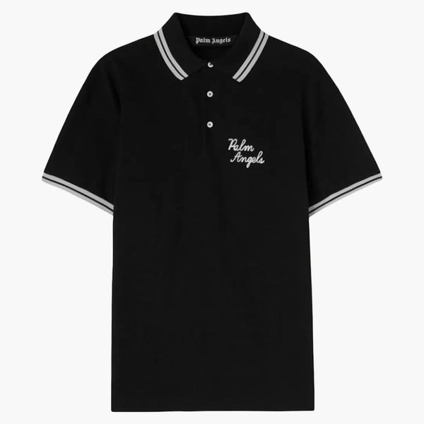 Vyšívané Palm Angels Palm Angels Polo Black/White