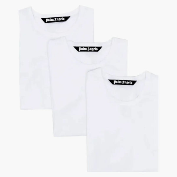 Palm Angels Essential Trip-Shirt White White