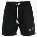 Palm Angels Exodus Side Stripe Track Shorts Black