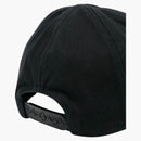 Palm Angels Flames Logo Baseball Cap Black/Orange