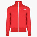 Palm Angels Funnel Zip Track Jacket Red