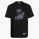Palm Angels Galaxy Glittered T-Shirt Black Multi