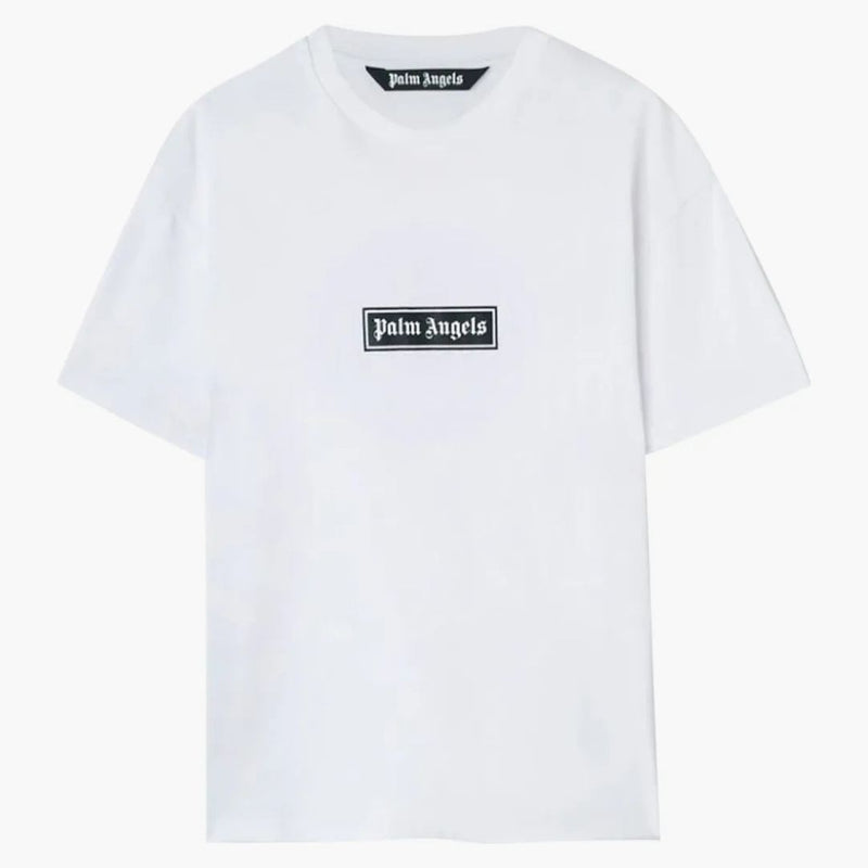 Palm Angels Garment Dye Box Logo Tričko bílé