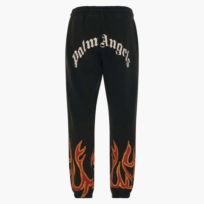 Palm Angels GD Graffiti Flames Talkpants Black/Red