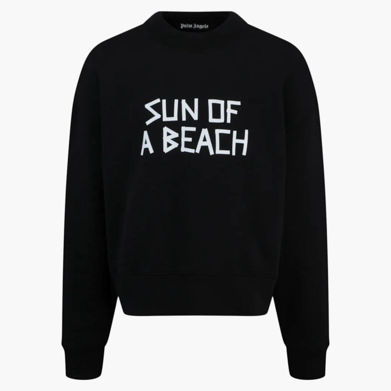Mikina Palm Angels Graphic Crewneck černá