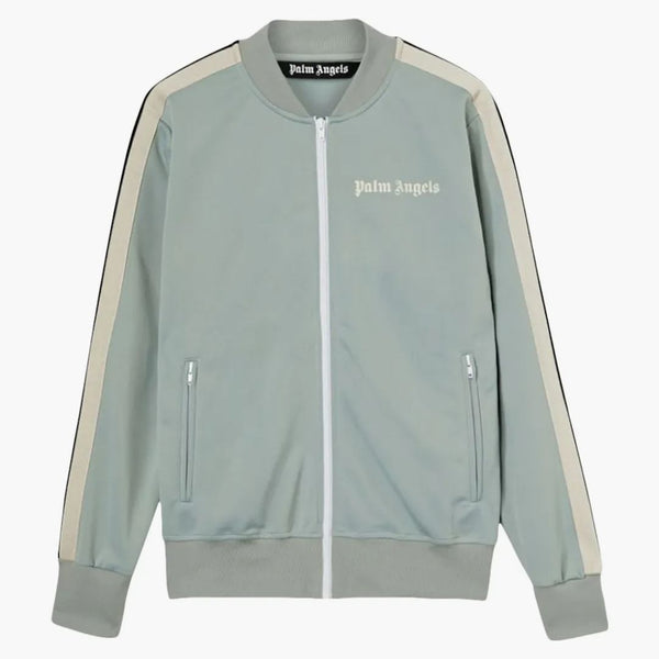 Palm Angels Grey Track Jacket Grey/off White