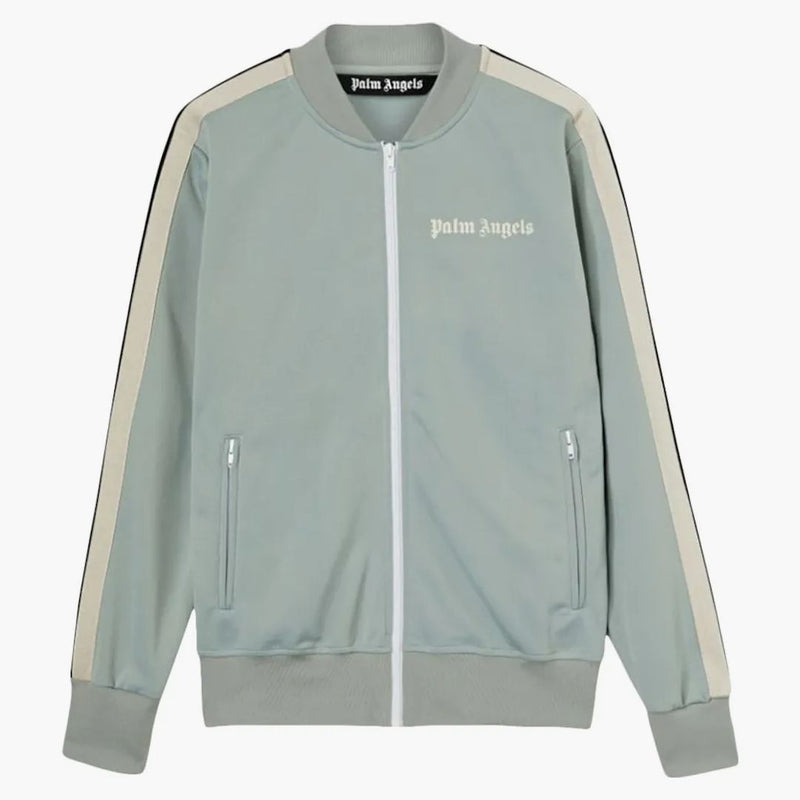 Palm Angels Grey Track Jacket Grey/off White