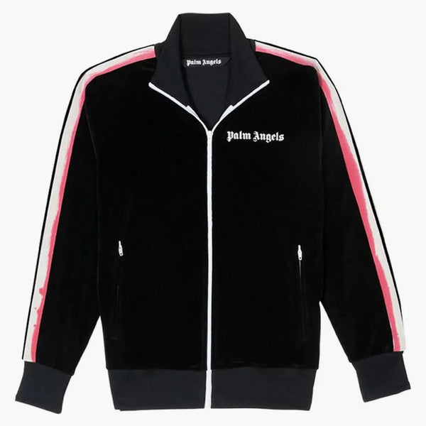 Palm Angels Handmade Tie Dye Track Jacket Black/multi