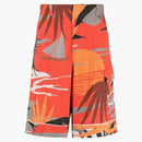 Palm Angels Hawaii Shorts Red/Multi/Off White