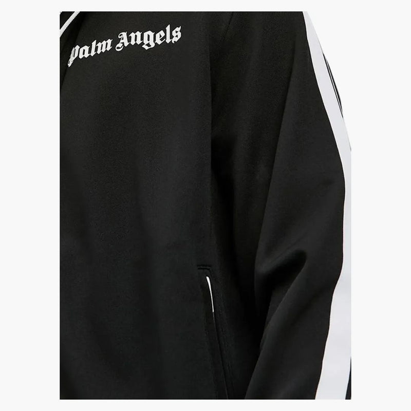 Palm Angels Hooded Track Jacket černá/bílá