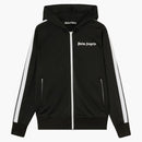 Palm Angels Hooded Track Jacket Black/White