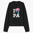 Palm Angels I Love Pa Sweatshirt Black/multi