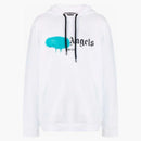 Palm Angels Ibiza Sprayed Hoodie White
