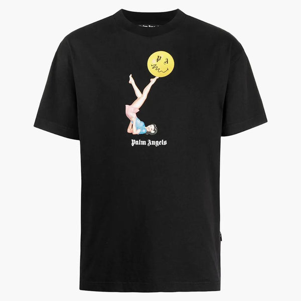 Palm Angels Juggler Pin Up Tee Black