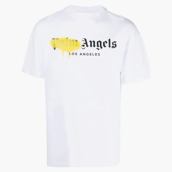 Palm Angels La Spray Logo T-shirt White
