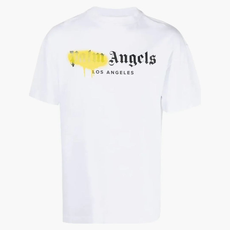 Palm Angels La Spray Logo T-shirt White