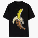 Palm Angels Leopard Banana Classic tričko černé/žluté