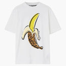 Palm Angels Leopard Banana Classic T-shirt White/yellow