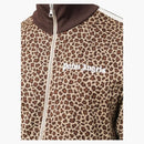 Palm Angels Leopard Track Jacket Beige/Off White