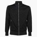 Palm Angels Leopard Track Jacket Black