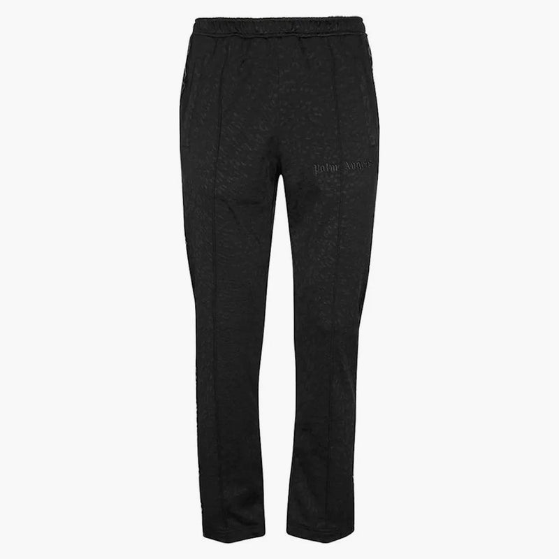 Palm Angels Leopard Track Pants Black