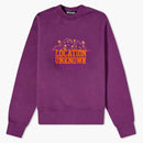 Palm Angels Location Unknown Crew Sweatshirt Purple